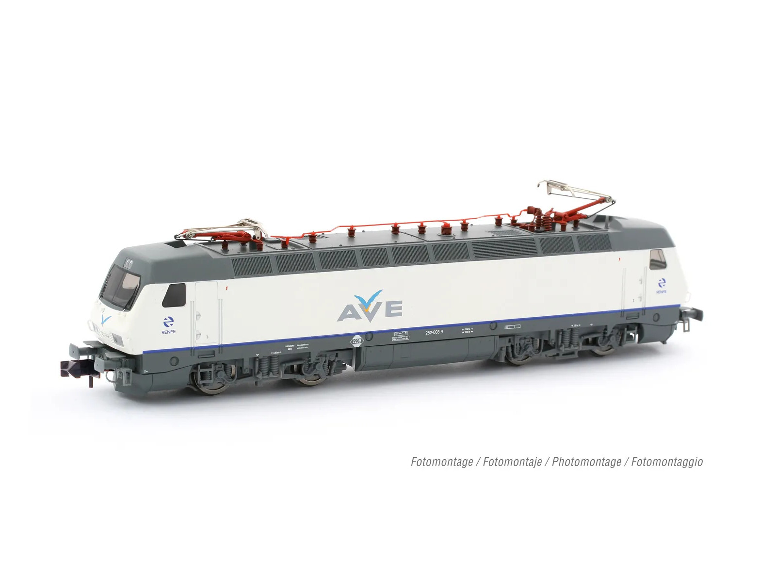 DCC Digital Elektrolok BR 252 AVE Renfe Ep.V