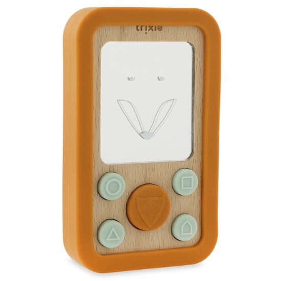 Babytelefon Holz/Silikon – Herr Fuchs | Trixie