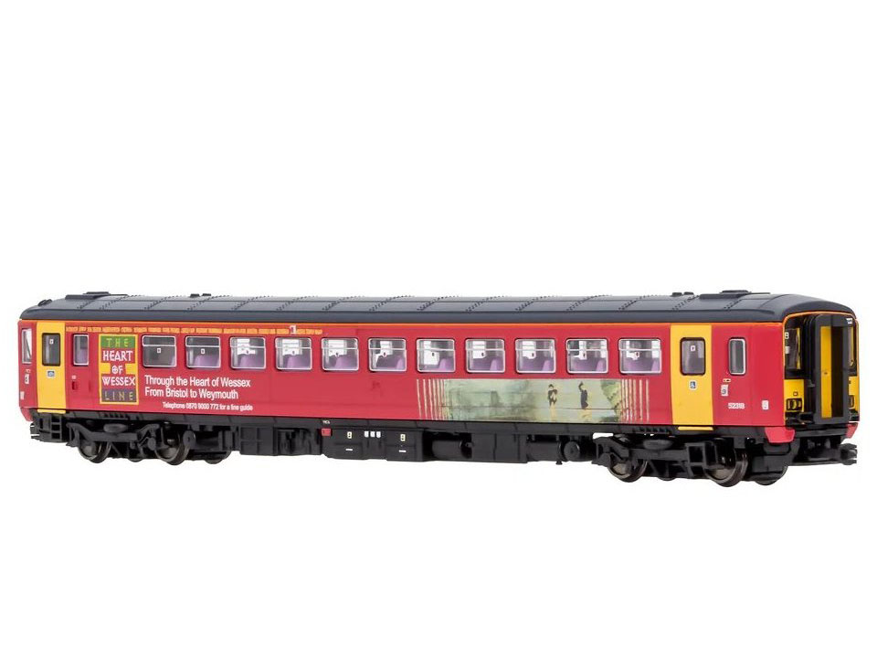 Dieseltriebzug Class 153 153318 Wessex Trains Pink