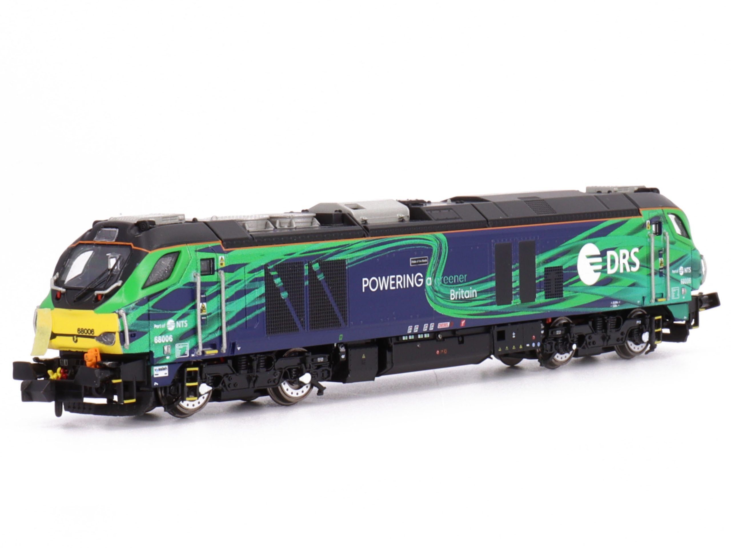 DCC + Sound Diesellok Class 68 Pride of the North 68006 New DRS Grn