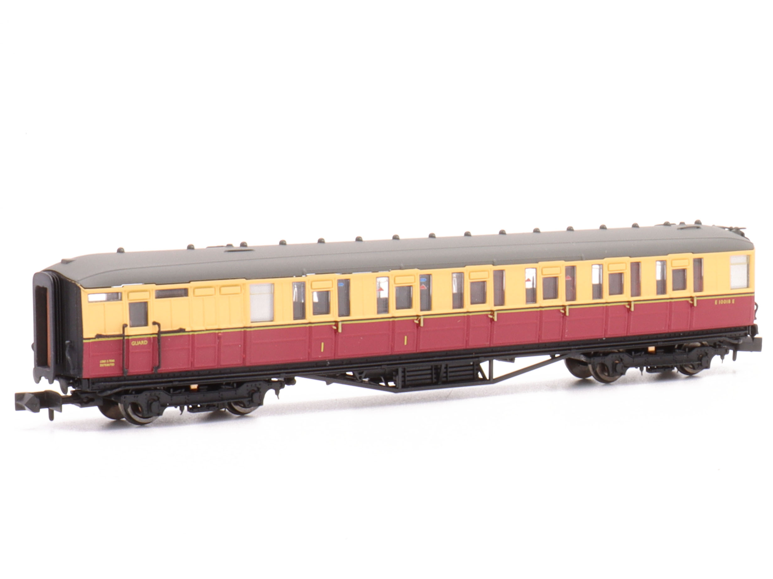 Personenwagen Gresley BR carmine & cream Brake Composite No. E10018E