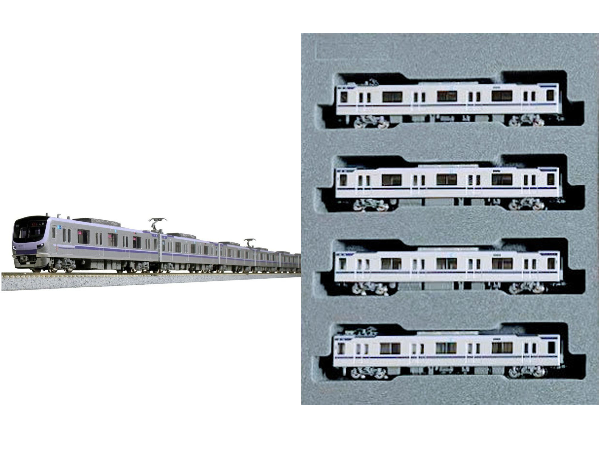 Ergänzungsset Tokyo Metro Hanzomon Line Series 18000 4-teilig