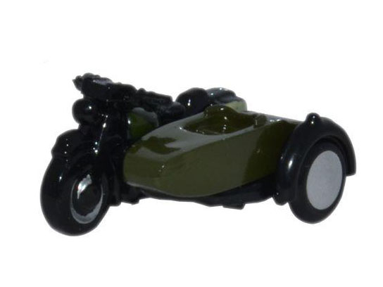 Motorbike And Sidecar 34th Armoured Brigade