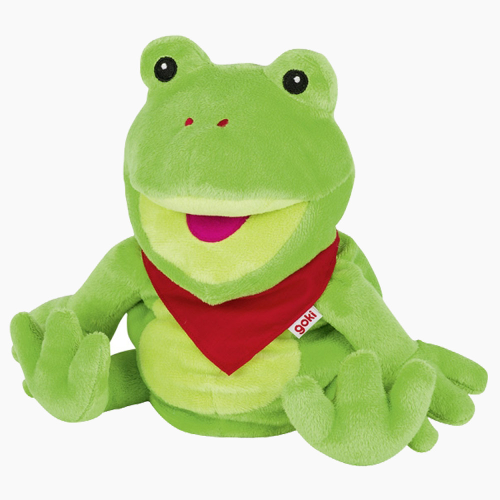 Handpuppe Frosch Frilo