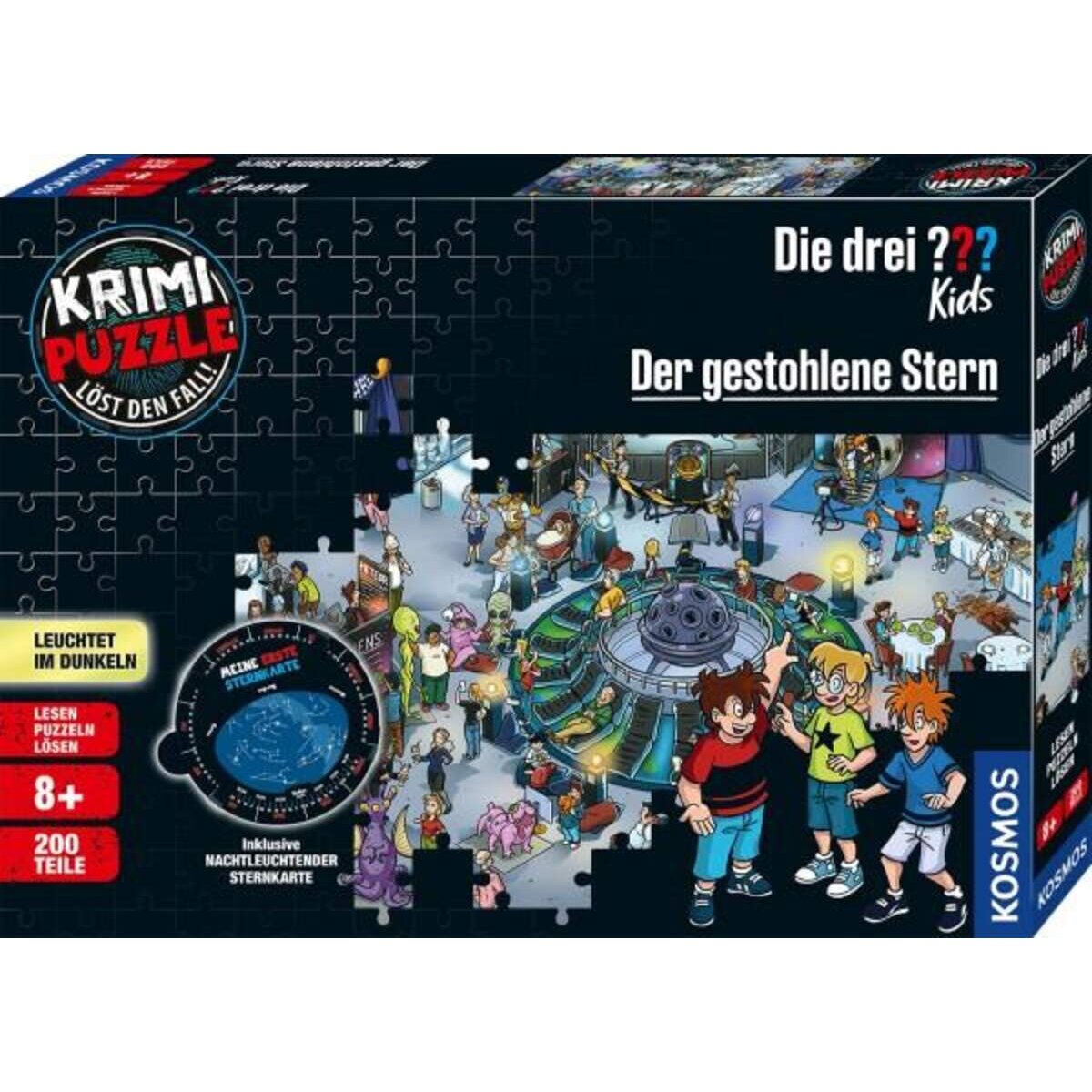 KOSMOS Krimi-Puzzle: Die drei ??? Kids – Der gestohlene Stern