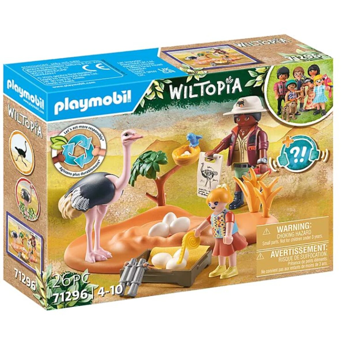 PLAYMOBIL® 71296 Wiltopia – Zu Gast bei Papa Strauß