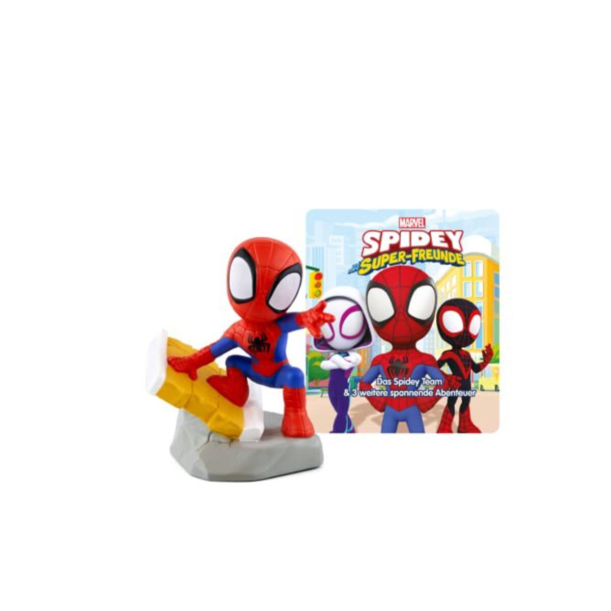 tonies® Hörfigur – Marvel Spidey und seine Super-Freunde – Das Spidey Team & 3 weitere spannende Abenteuer